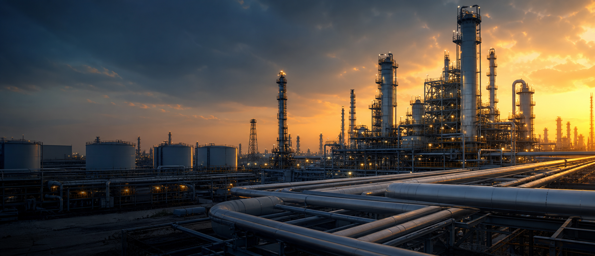 Industrial oil and gas infrastructure